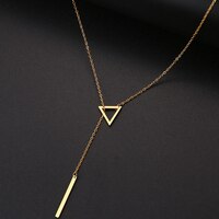 Ожерелье DOTIFI женское из нержавеющей стали, с двойной подвеской 4000512604058