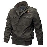 Новинка 2021, мужские военные куртки-пилоты, Бомбер, хлопковое пальто, тактическая армейская куртка, Мужская Повседневная летная куртка ВВС, женская модель 4000517080036