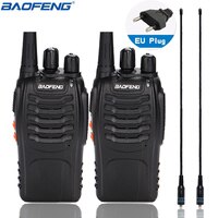 Портативная рация Baofeng 1/2 UHF BF888S, портативный Радиоприемник 888S, передатчик и 2 шт. гарнитуры 4000530710311