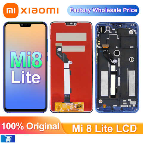 Оригинальный ЖК-дисплей 6,26 дюйма для Xiaomi Mi 8 Lite, дисплей с сенсорным экраном, дигитайзер в сборе, сменный экран для Mi 8 Youth LCD 4000561998066