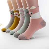 5 парт/лот 2021, новые весенние детские носки, Детские хлопковые носки, толстые носки, детские хлопковые носки 4000579530084