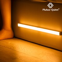 Светодиодный ночник Plutus-Quinn, беспроводной настенный светильник с датчиком движения, перезаряжаемый через USB, кухонный шкаф, ночной Светильник для спальни 4000581615259