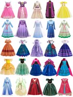 Платье Эльзы для девочек 2023, карнавальный костюм Снежной Королевы на Хэллоуин, принцессы, фантазия, детское платье, детское платье Анны, Энканто 4000583016397