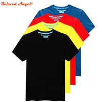 Детская одежда, летние футболки для девочек, спортивные топы с коротким рукавом для маленьких мальчиков, футболки, детская одежда, От 3 до 15 лет черный, синий, желтый, красный 4000602922371