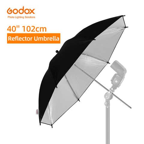 Godox 33 "84 см 40" 102 см 43 "108 см отражатель фото-зонт студийная вспышка зернистый черный серебристый зонт 4000718440854