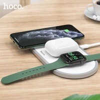 Беспроводное зарядное устройство HOCO, 10Вт, универсальное, USB Type-C, белый 4000726985646