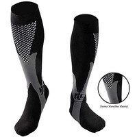 Компрессионные носки, обычные нейлоновые медицинские чулки для кормящих матерей, подходят для спортивных черных компрессионных носков для защиты от усталости 4000749895200