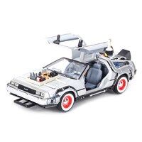 Модель автомобиля Welly 1:24, модель DeLorean Time Machine Назад в будущее 4000767120831