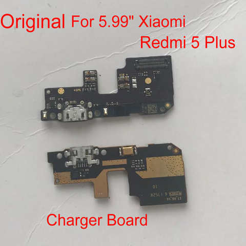 Оригинальная лучшая плата зарядного USB-порта материнская плата гибкий кабель для Xiaomi Redmi 5 plus док-разъем с микрофоном 4000772522702