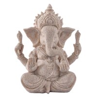 Винтажные статуи слона из песчаника, индийские статуи, украшения Будды, скульптура индуического Бога, статуэтки для украшения дома 4000775480318