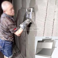 Инструмент для штукатурки стен из нержавеющей стали, шпатель для бетона, скребок для пыли, порошковый инструмент для стен, инструмент для каменщика 4000781723979