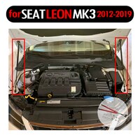 Стойки для капота для SEAT Leon MK3 5F 2012-2020, подъемники поддерживают переднюю крышку капота, модифицирующие газовые демпферы, пружинные удары, без сверления 4000782501747