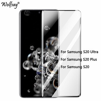 Закаленное стекло с закругленными краями для Samsung Galaxy S20, ультра Защита экрана для Samsung S20 Plus, стекло для Samsung S20 4000789652873