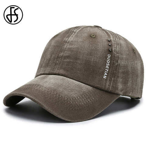 FS 2022 зимняя джинсовая Вельветовая Женская кепка s коричневая армейская зеленая уличная бейсбольная кепка для мужчин стильные Снэпбэк бейсболки 4000793786786