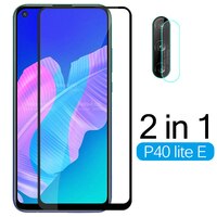 Закаленное стекло 2 в 1 для Huawei P40 lite E, защита для объектива камеры Huawei P 40 lite, light E 40 lite E, защитная пленка 4000803663660