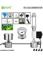 Система генератора СО2 для аквариума ZRDR, набор для самостоятельной сборки, Генератор СО2, счетчик пузырей, диффузор с соленоидным клапаном, для роста водных растений 4000845032202