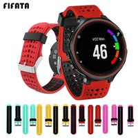 Ремешок силиконовый сменный для наручных часов Garmin Forerunner 235 220 230 620 630 735 4000864713329