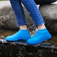 Водонепроницаемый чехол для обуви из силиконового материала унисекс, защитные сапоги от дождя для дома и улицы, для дождливых дней, большого размера 4000894616208