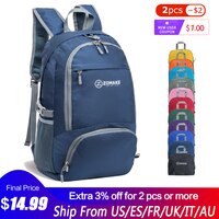 Легкий складной рюкзак ZOMAKE, водонепроницаемый рюкзак для кемпинга и походов, маленький дорожный рюкзак для женщин и мужчин 4000907310118