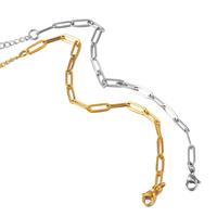 Новый браслет из нержавеющей стали в стиле хип-хоп для мужчин и женщин, ожерелье, модные украшения 4000916483633