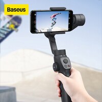 Ручной Стабилизатор Baseus, 3-осевой беспроводной держатель для телефона с поддержкой Bluetooth, с автоматическим отслеживанием движения, для экшн-камеры iPhone 4000919389442
