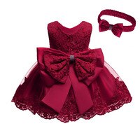 Элегантные платья для маленьких девочек, для маленьких девочек, на свадьбу, вечеринку, милое платье, детское бальное платье, на день рождения, Рождество, с бантом, красное платье 4000927496074