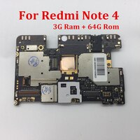 Глобальная прошивка материнская плата разблокированные схемы для Xiaomi RedMi NOTE 4 hongmi NOTE4 CPU MTK Helio X20 3 + 64 ГБ 4000930607331