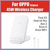 OAWV02 Оригинальное OPPO AirVOOC 45 Вт Беспроводное зарядное устройство 10 в а для OPPO Find X3 Pro Ace2 Enco X W51 SuperVOOC QI EPP/BPP 4000932738055
