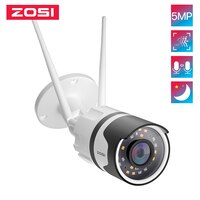 ZOSI 5Мп/3Мп WiFi-камера с прожектором Наружная водонепроницаемая искусственная система обнаружения человека Цвет ночного видения 2-сторонняя аудиосистема видеонаблюдения Беспроводная IP-камера 4000933210155