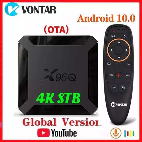 Vontar X96Q Android 10 Smart TV BOX Android 10,0 Allwinner H313 TV BOX Media Player четырехъядерный Wifi Youtube Обновление от X96 Mini 4000935118263