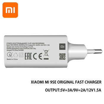 Оригинальное настенное зарядное устройство XIAOMI MI USB QC3.0 с Micro Usb и кабелем Type-C для XIAOMI Mi 9 8 SE CC9 A3 Redmi K20 Note 7 Pro 4000945090438