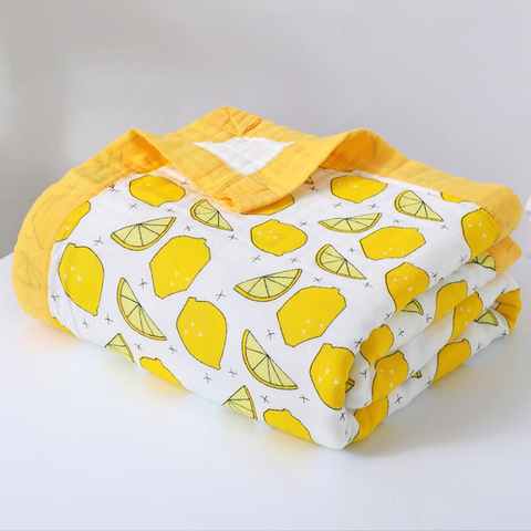 Летнее четырехслойное муслиновое Пеленальное Одеяло из бамбукового волокна для новорожденных, тонкое дышащее одеяло, банное полотенце 4000964967452