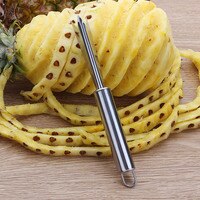 Нож из нержавеющей стали для ананаса, нескользящая Овощечистка ананасов, Легкая очистка, лопатка для ананаса, инструменты для фруктов, кухонные инструменты 4000966445934