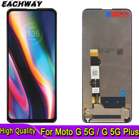 Протестировано для Motorola Moto G 5G Plus ЖК-дисплей Сенсорная панель экран дигитайзер в сборе запасные части для Moto G 5G ЖК-дисплей 4000972330083