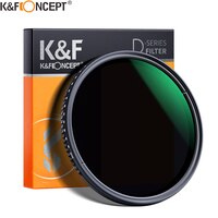Объектив для камеры K & F Concept ND8-ND2000 ND с переменной нейтральной плотностью, мультистойкое покрытие 49 мм, 52 мм, 58 мм, 62 мм, 67 мм, 77 мм 4000987222016