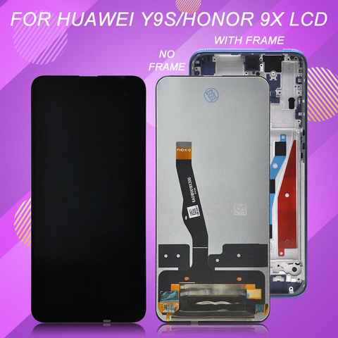 ЖК-дисплей 6,59 дюйма для Huawei Honor 9X, сенсорный дигитайзер для Honor 9X Global Premium Y9S, дисплей HLK-AL00 TL00 в сборе с рамкой 4000990540433