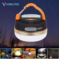 VORLITEC 3 Вт светодиодный фонарь для кемпинга, лампа для палаток, портативный мини-фонарь для кемпинга, внешний фонарь, USB-зарядка 4000992243192