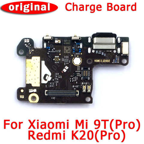 Оригинальный зарядный порт для Xiaomi Mi 9T, зарядная плата для Redmi K20 Pro, USB разъем, печатная плата, док-разъем, гибкий кабель, запасные части 4001003973087