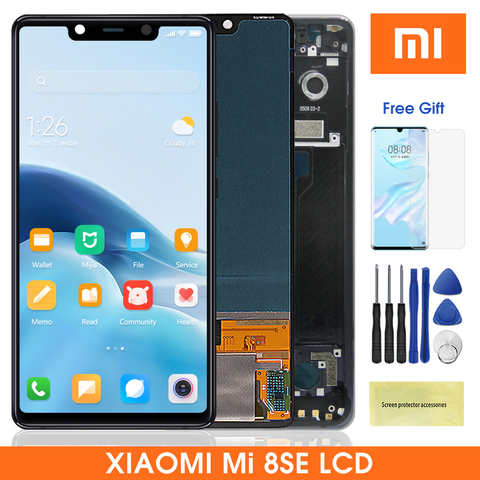 ЖК-дисплей 5,88 дюйма с рамкой и дигитайзером в сборе для Xiaomi Mi 8 SE Mi8 SE MI8SE 4001014705726