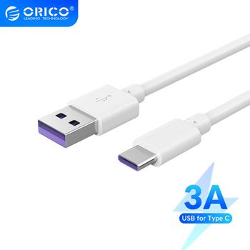 Кабель ORICO 3A USB Type-C для быстрой зарядки Huawei P30 Mate 20 Pro Xiaomi Mi 9 HTC для Macbook LG G5 мобильный телефон зарядное устройство 4001027323200