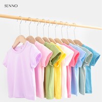 Однотонная детская футболка для мальчиков и девочек, хлопковые летние топы для детей, футболки для малышей, блузка, одежда для детей 12M, 24M, 16 цветов 4001036421701