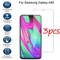 Закаленное стекло для Samsung Galaxy A40, защитная пленка на экран для Samsung A40 a 40, защитное стекло 5,9 дюйма, SM-A405FN, 3 шт. 4001051235692