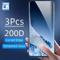 Закаленное стекло с закругленными краями для Samsung Galaxy S20 Plus S20 Ultra, Защита экрана для Samsung Note 10 Plus 20 Ultra 5G, 3 шт. 4001054617143