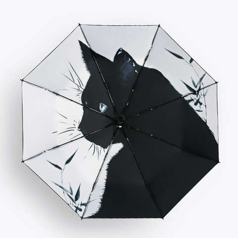 Складной зонт с черным покрытием 4001058470516