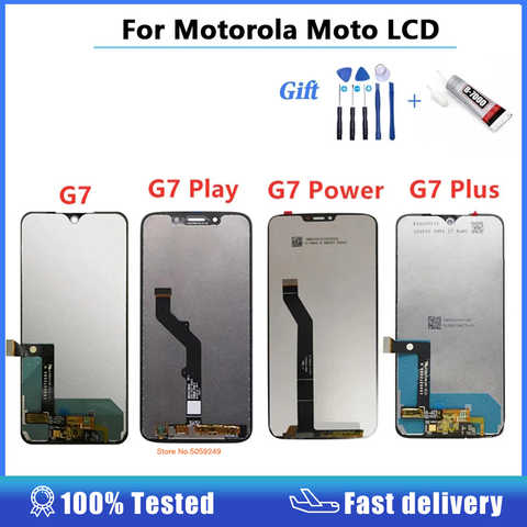 Дисплейный модуль для Motorola Moto G7 Power, XT1955, ЖК-дисплей G7 Plus, сенсорный экран, дигитайзер G7 Play, сменный ЖК-дисплей для Moto G7 4001060387509
