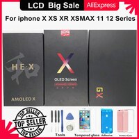 JK GX ZY Pantalla OLED Incell ЖК-дисплей для iPhone X XS ЖК-дисплей сенсорный экран дигитайзер сборка для iPhone 11 XS Max XR 4001061767610