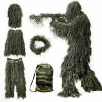 Охотничий костюм Ghillie 3D, снайперская Тактическая Военная камуфляжная одежда, армейская одежда для стрельбы в джунглях, уличный костюм для родов 4001062255612