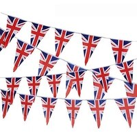 Флаг Великобритании и Великобритании, треугольный Флаг Великобритании, висячая гирлянда, украшение вечерние, садовый баннер 4001062392504