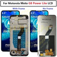 6,5 'оригинальная для Motorola Moto G8 Power Lite ЖК XT2055-2 дисплей тачскрин, аналагово-цифровой преобразователь для Moto G8 Power Lite ЖК-дисплей с рамой 4001081204366