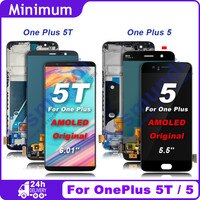 Оригинальный OLED-дисплей для OnePlus 5T One Plus 5T 1 + 5T A5010, ЖК-дисплей, сенсорный экран, дигитайзер для OnePlus 5 One Plus 5 1 + 5 A5000 4001090726491